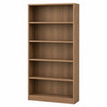 Libreria a 5 ripiani in laminato 180x80x28 cm