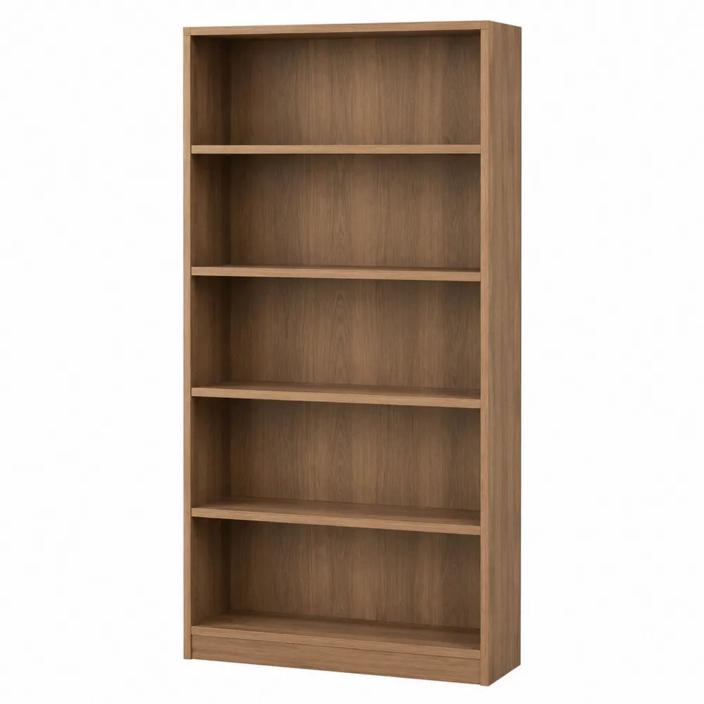 Libreria a 5 ripiani in laminato 180x80x28 cm