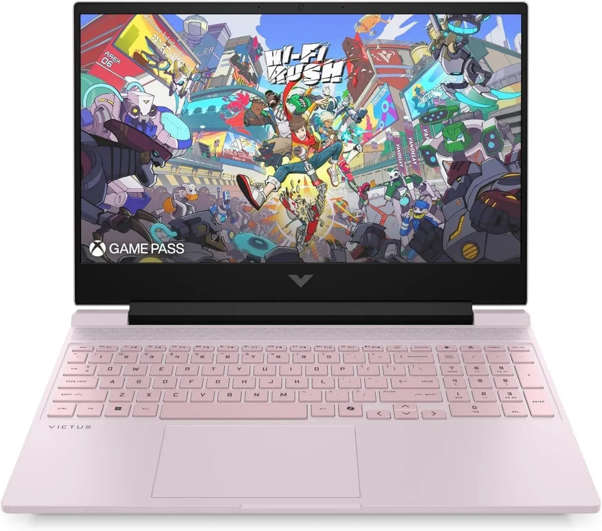 HP Victus 15-fa2006sl Laptop, Intel i5, 16GB RAM, 512GB SSD, 15.6'' FHD 144Hz, RTX 5050 8GB, Windows 11, Game Pass 3 mesi, Rosa