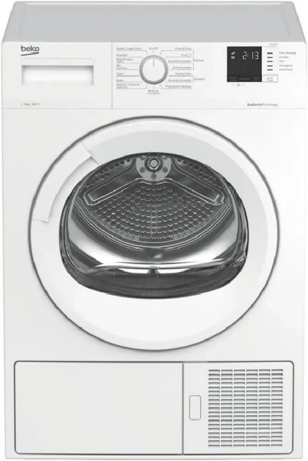 Asciugatrice a Pompa di Calore Beko 8 kg Classe A++ Bianca