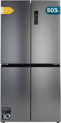 Frigorifero Cecotec 4 Porte Inox Total No Frost 503L con MetalFlexCooling e Compressore Inverter