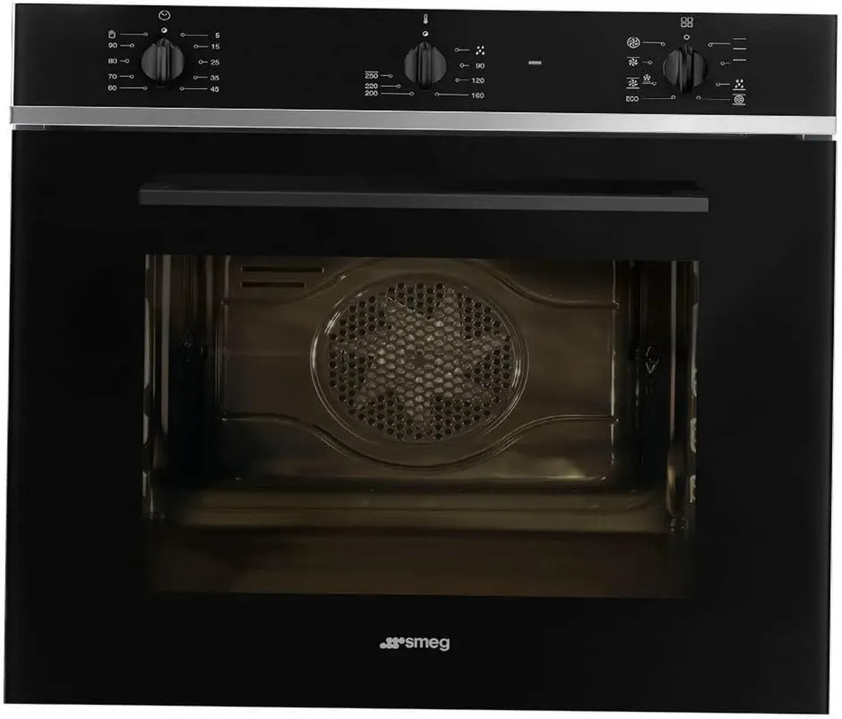Smeg SF64M3TB - Forno elettrico ventilato, 70L, Classe A, Nero