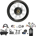Kit di Conversione eBike Potente con Display LCD, 1500W 48V, Ruota Posteriore 26-29 Pollici