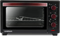 Forno Elettrico Ventilato G3 Ferrari 20L, 1380W, Termostato 100-230°C, Antiaderente, Nero/Rosso