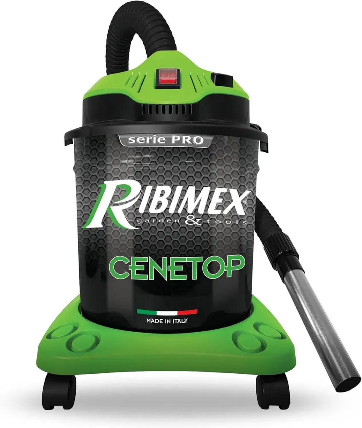 Aspiracenere Elettrico Ribimex Pro con Filtro HEPA e Funzione Soffiante, 18L, 1200W