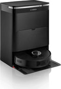 Robot Aspirapolvere Bosch Spotless con Lavapavimenti, 11.000 Pa, Panno Rotante, Stazione Autopulente, Navigazione Intelligente, App Home Connect, Nero