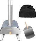 Forno Portatile a Pellet George Foreman da 30,5 cm per Pizza e Barbecue, Grigio