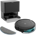 iRobot Roomba Combo 2 Essential con Stazione Automatica di Svuotamento e Pulizia Intelligente, Aspirapolvere Robot Lavapavimenti, Sistema a 4 Stadi, Controllo App, Nero