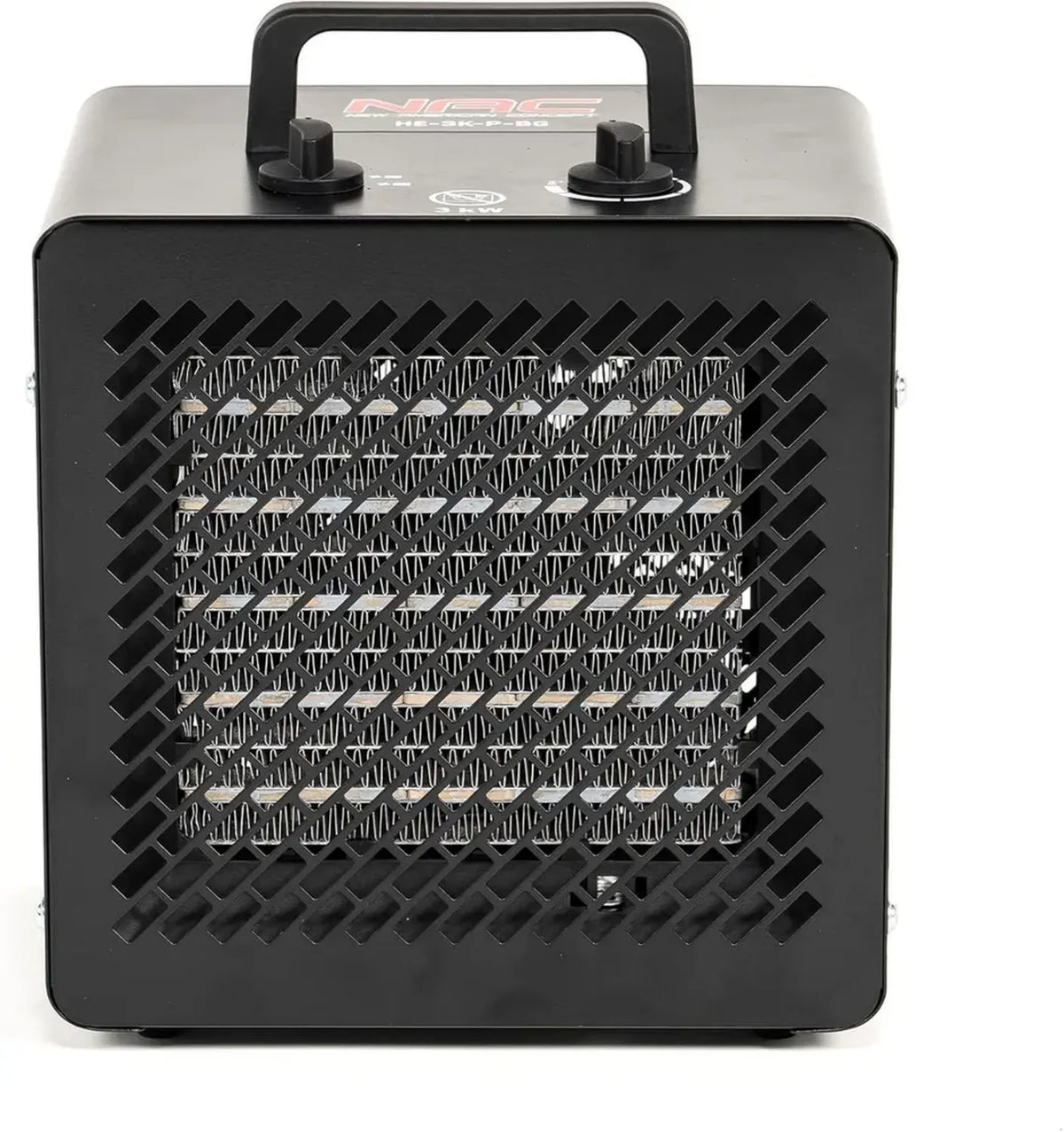 Termoventilatore Elettrico Portatile 3000W con Termostato Regolabile per Garage e Officina