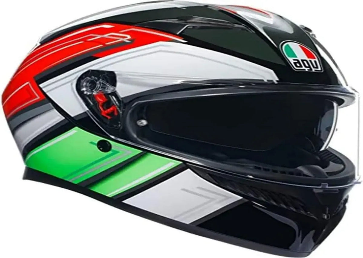 Casco Moto AGV K3 E2206 Wing Nero/Italia Taglia M