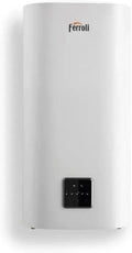 Ferroli TITANO TWIN Scaldabagno Elettrico Compatto con Doppio Serbatoio e Wi-Fi, 50L
