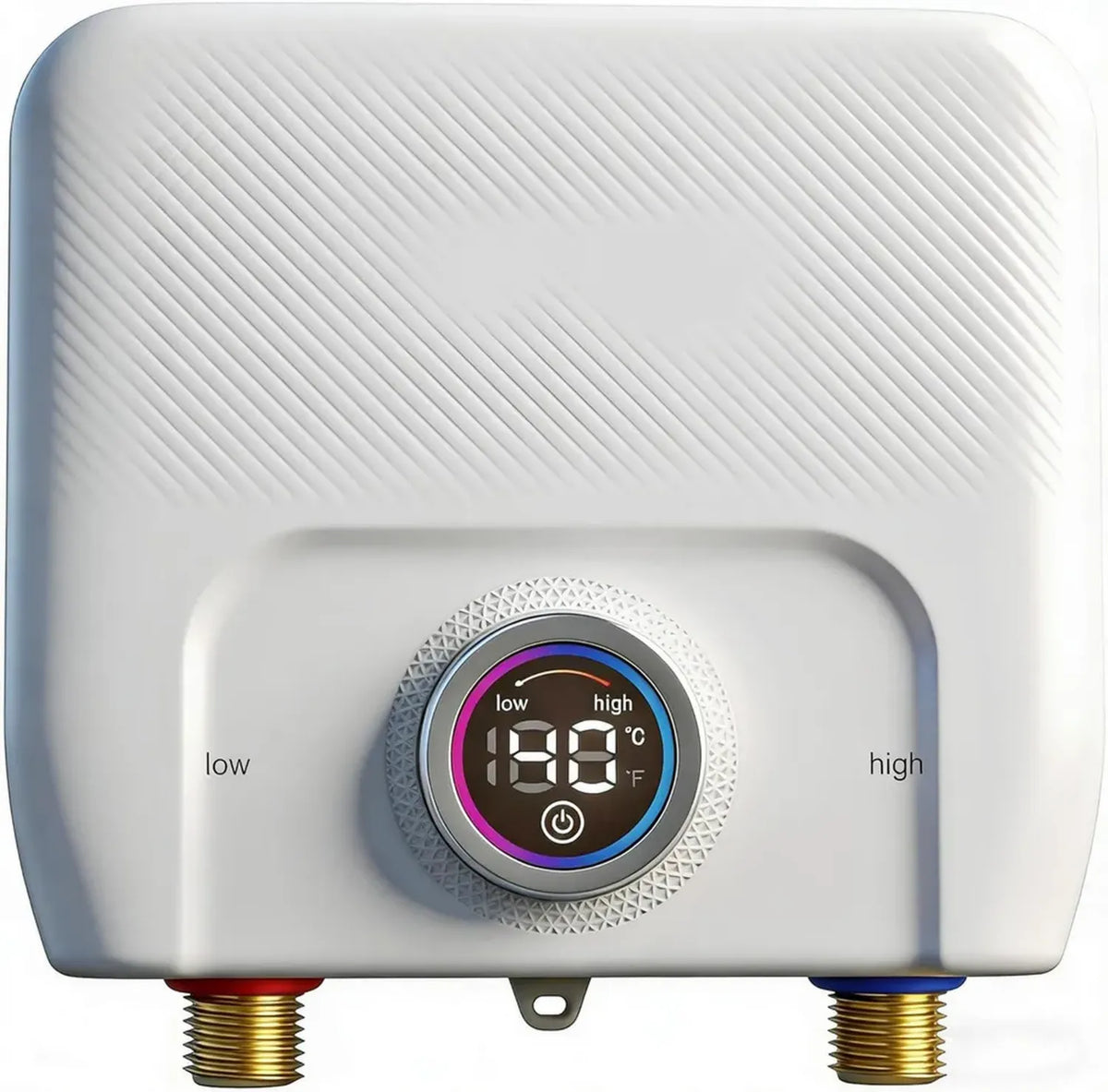 Scaldabagno Elettronico da Parete 6500W, Display LED, Ideale per Cucina e Bagno