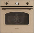 Forno Elettrico Incasso Candy Classic, 65L, Classe A+, Funzione Pizza, 8 Programmi Cottura, Design Rustico, Orologio Analogico, Avena