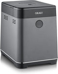 GRAEF BA806 Macchina del Pane con 36 Programmi, Capacità 500g/750g, Funzione Caldo 60 Minuti, Lievitazione Regolabile, 3 Livelli di Doratura