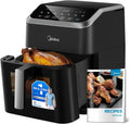 Friggitrice ad Aria Midea 7L con Cestello Trasparente e Tecnologia HeatXpress
