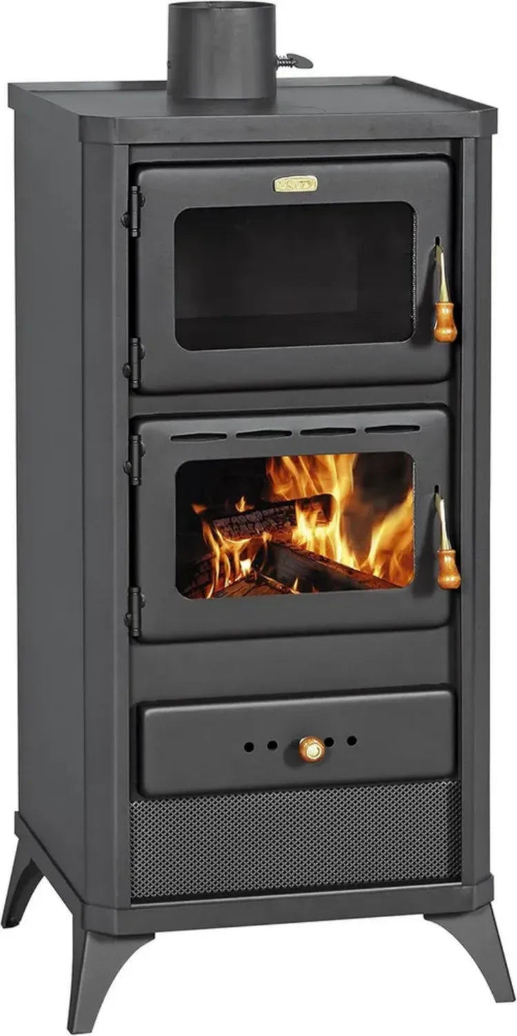 Stufa a Legna e Carbone Fime 12/16 kW, Riscaldamento Efficiente