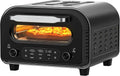Forno Elettrico per Pizza ZACHVO - 450°C, 5 Programmi, Touchscreen, Timer 60 Minuti, Acciaio Inox, 32 cm