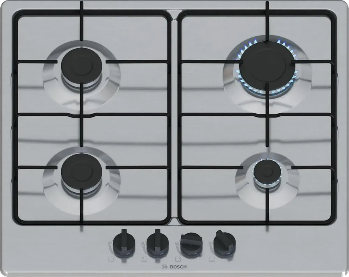 Bosch Serie 4 Piano Cottura a Gas 4 Fuochi Inox 60cm