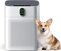 Purificatore d'Aria MORENTO con Filtro HEPA, CADR 300 m³/h, Riduzione Pollini e Odori, Modalità Timer