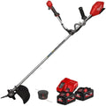 Milwaukee Decespugliatore a Batteria M18 FBCU-802 con 2 Batterie 8,0 Ah e Caricabatterie
