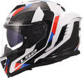 Casco Integrale LS2 FF818 Storm III Sportivo Bianco Blu Rosso Omologato 22.06 (M 57/58)
