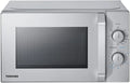 Forno a microonde Toshiba 700W con grill e modalità croccante, 5 livelli di potenza, 1000W, colore argento