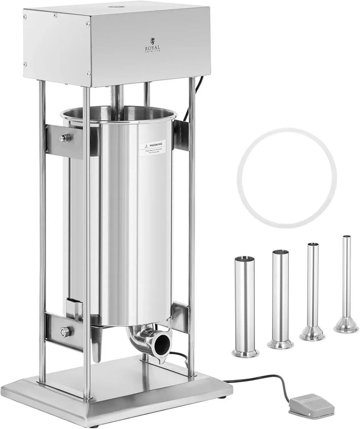 Insaccatrice Elettrica 25L con 4 Cilindri per Salsicce - Royal Catering