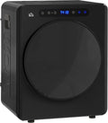 HOMCOM Asciugatrice Portatile 1000W, 3kg con 6 Programmi, Acciaio Inossidabile, Timer Frontale, Ideale per Casa e Camper