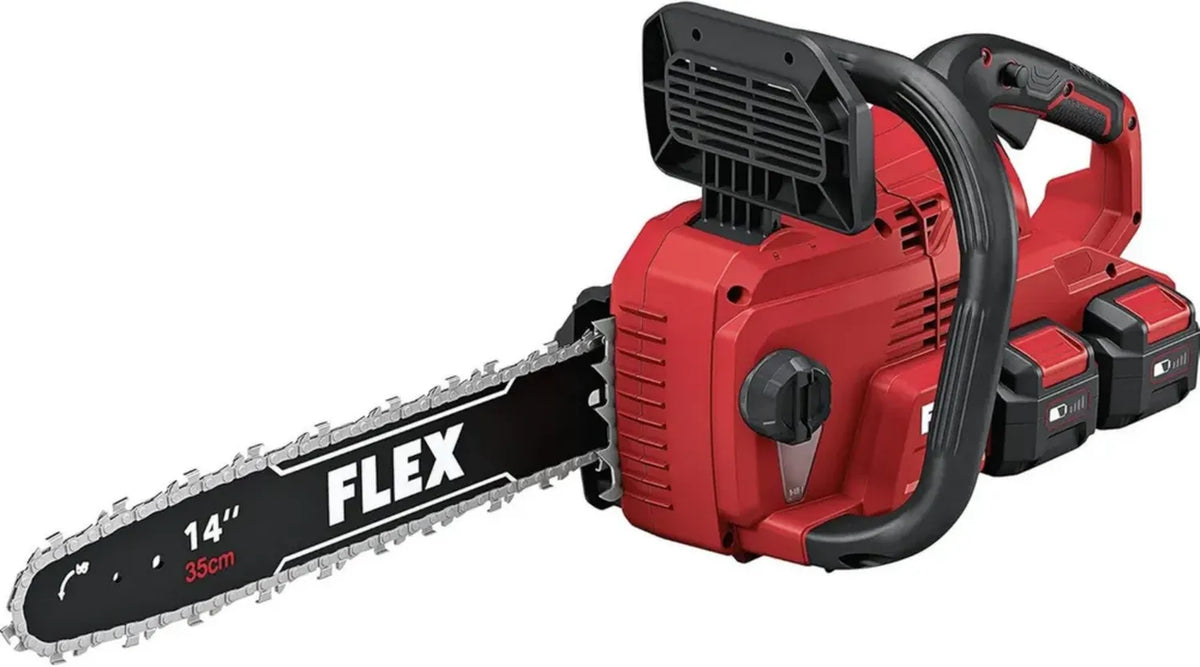 Motosega a Batteria Flex 18V con Motore Senza Spazzole e Lama da 35 cm