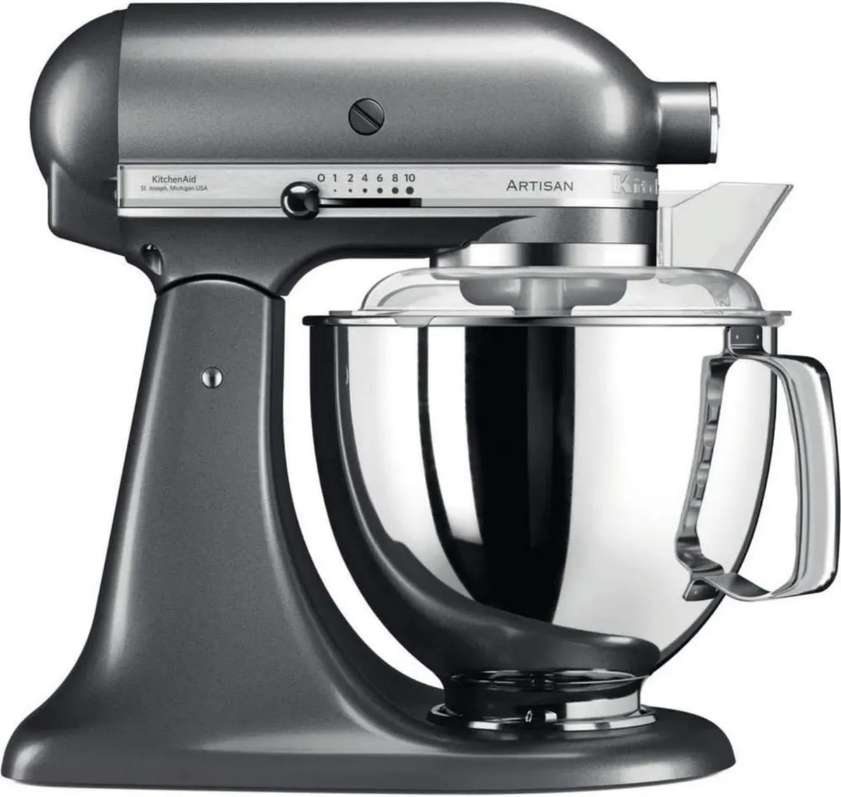 Impastatrice Planetaria Kitchenaid Artisan 4.8L con Accessori - Argento