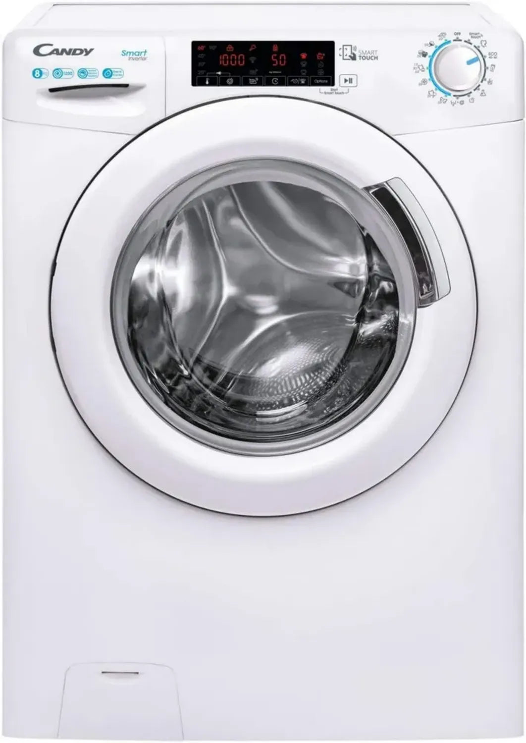 Lavatrice Candy 8 kg, Carica Frontale, Classe Energetica A+++, 1200 RPM, Bianco, Elevata Efficienza Energetica