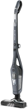 Scopa Elettrica Rowenta Senza Fili 2 in 1 con Aspirapolvere a Mano, LED, Leggera, Manico Pieghevole, Autonomia 75 Minuti, Tecnologia Ciclonica per Tutti i Pavimenti