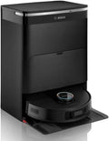 Aspirapolvere Robot Bosch Spotless Max Cam, 11.000 Pa, Panno Rotante, Stazione Autopulente, Navigazione Intelligente, App Home Connect, Nero