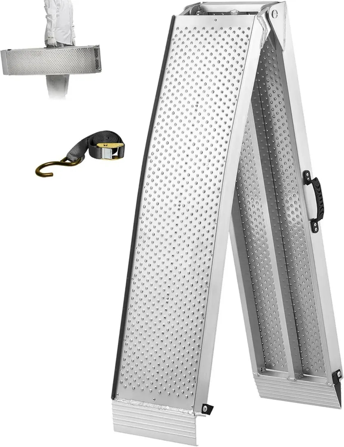 Rampa Pieghevole in Alluminio per Moto e Quad con Portata di 340 kg