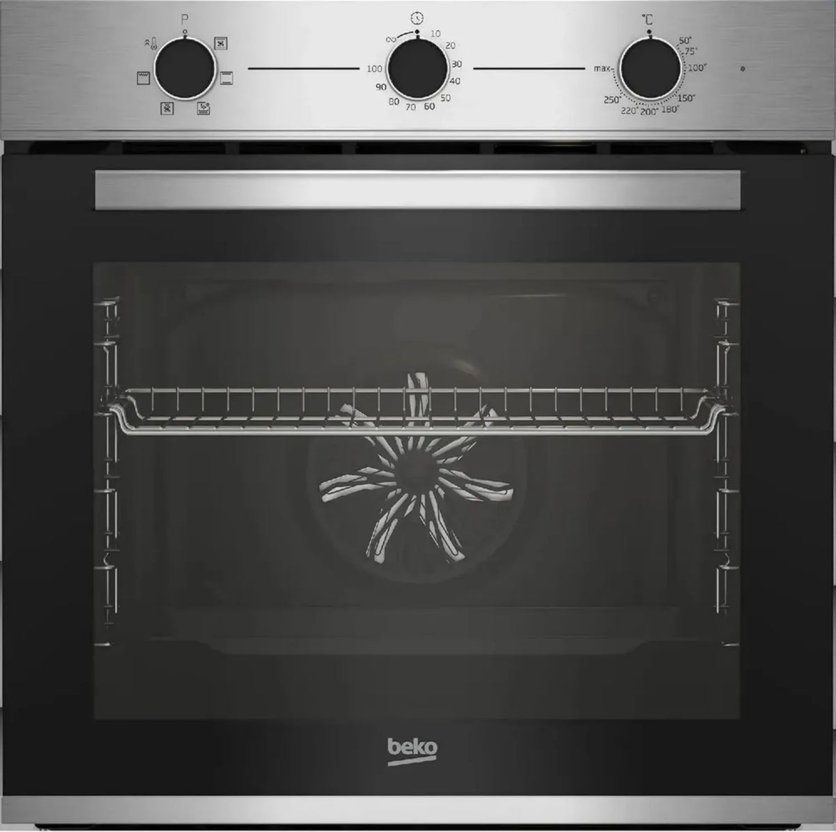 Forno Elettrico Inox 72L con Ventilazione e Grill