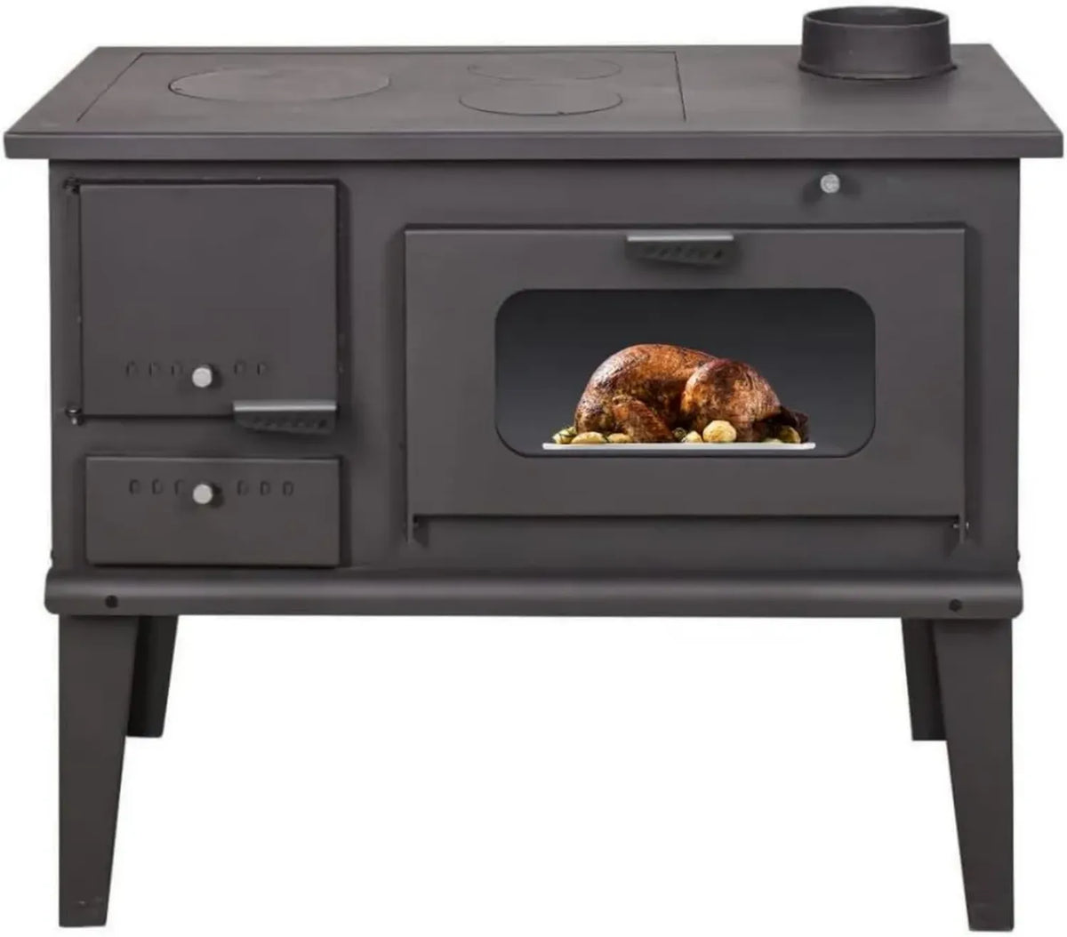 Fornello a Legna con Forno Integrato 7.9kW BALKAN ENERGY 4014