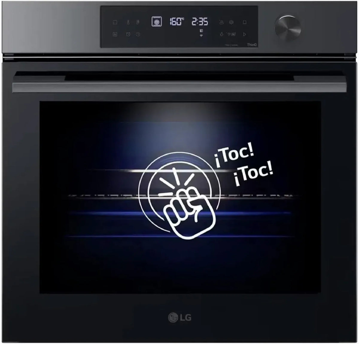 Forno Smart 76L con Air Fry e Pizza, Modalità di Cottura Avanzate, Wi-Fi Nero Classe A+