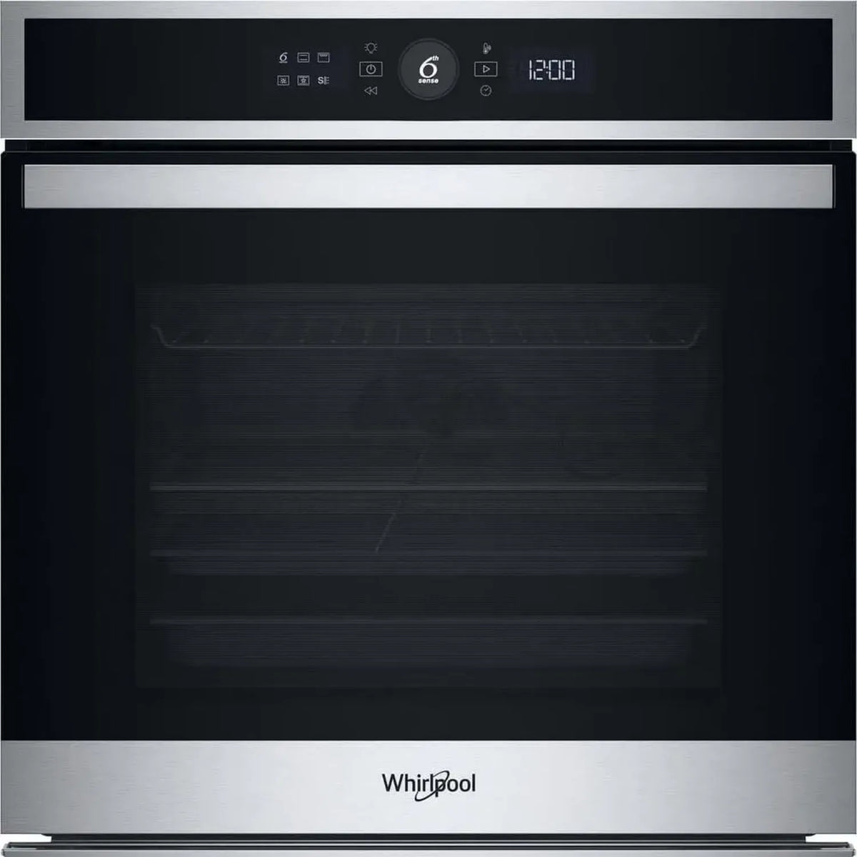 Whirlpool Forno Inox 17 Funzioni con Pirolisi, Pizza 310°, Air Fry e Classe A+