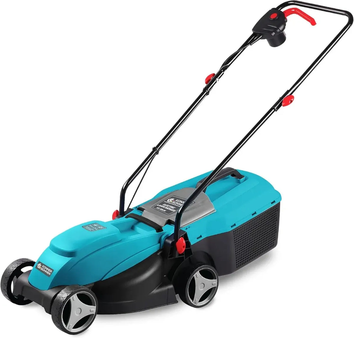 Tosaerba Elettrico K&S 1000W, 320mm, 3 Altezze Regolabili, 25L Raccolta