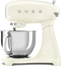 Smeg Impastatrice Planetaria 800W, 10 Velocità, Ciotola 4,8L, Accessori Inclusi, Colore Crema