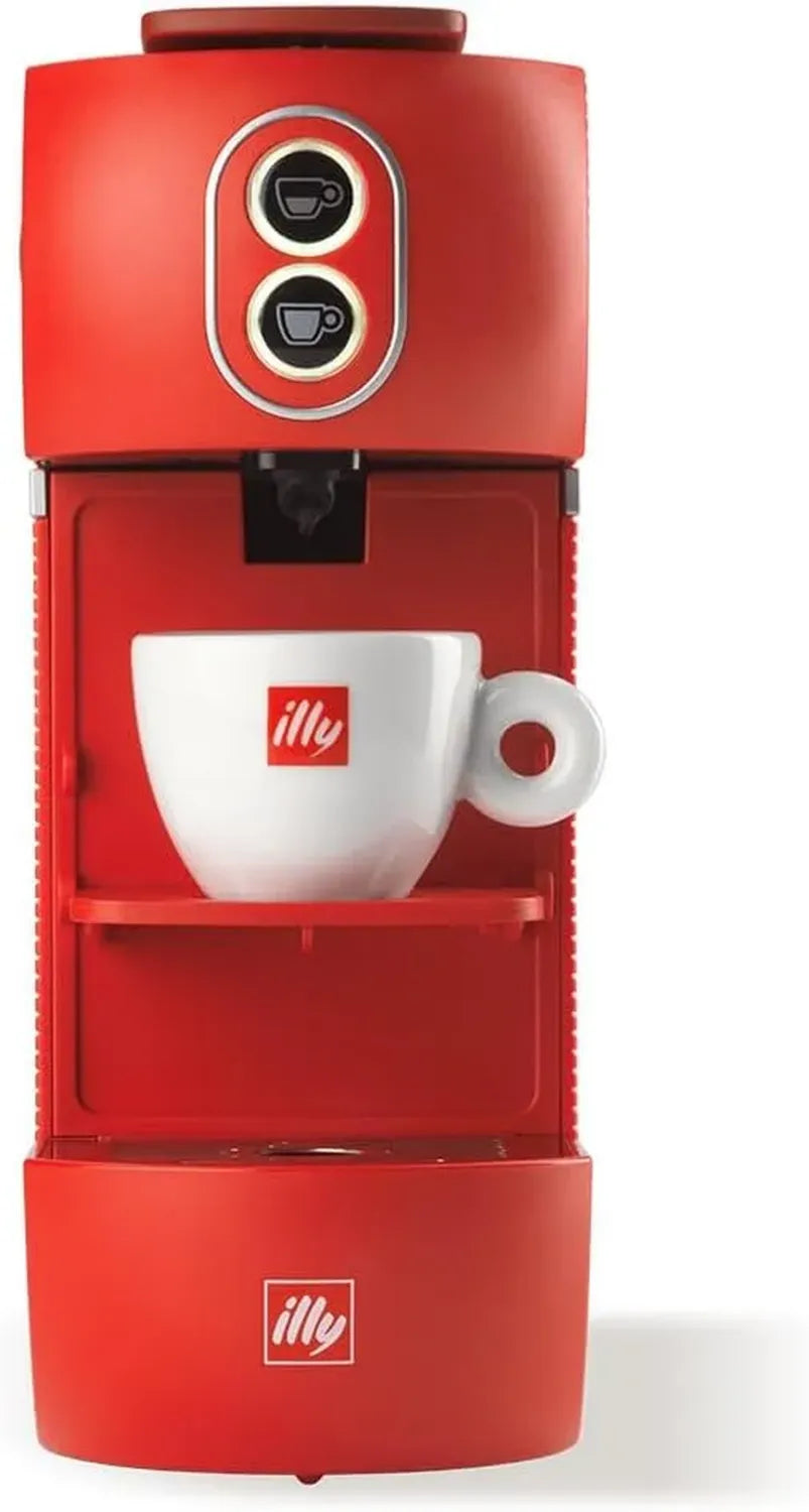Macchina da Caffè illy a Cialde ESE 44mm Filtro Carta, Rosso