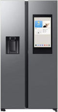Samsung Frigorifero Side by Side con Hub Intelligente, Dispenser Acqua e Ghiaccio, AI Energy, Smart Cooling, 614 L, Acciaio Inox