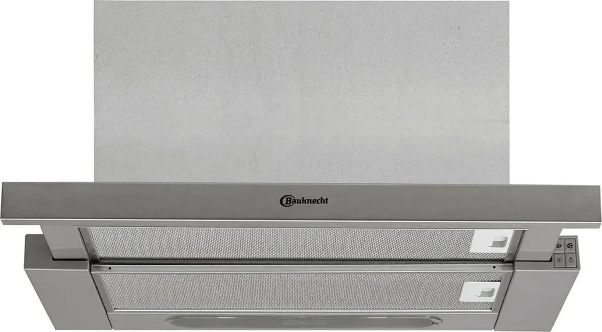 Cappa Aspirante Bauknecht DBAH 65 LM X, 60 cm, Funzionamento Scarico e Ricircolo, Efficienza Energetica D, LED, 3 Velocità
