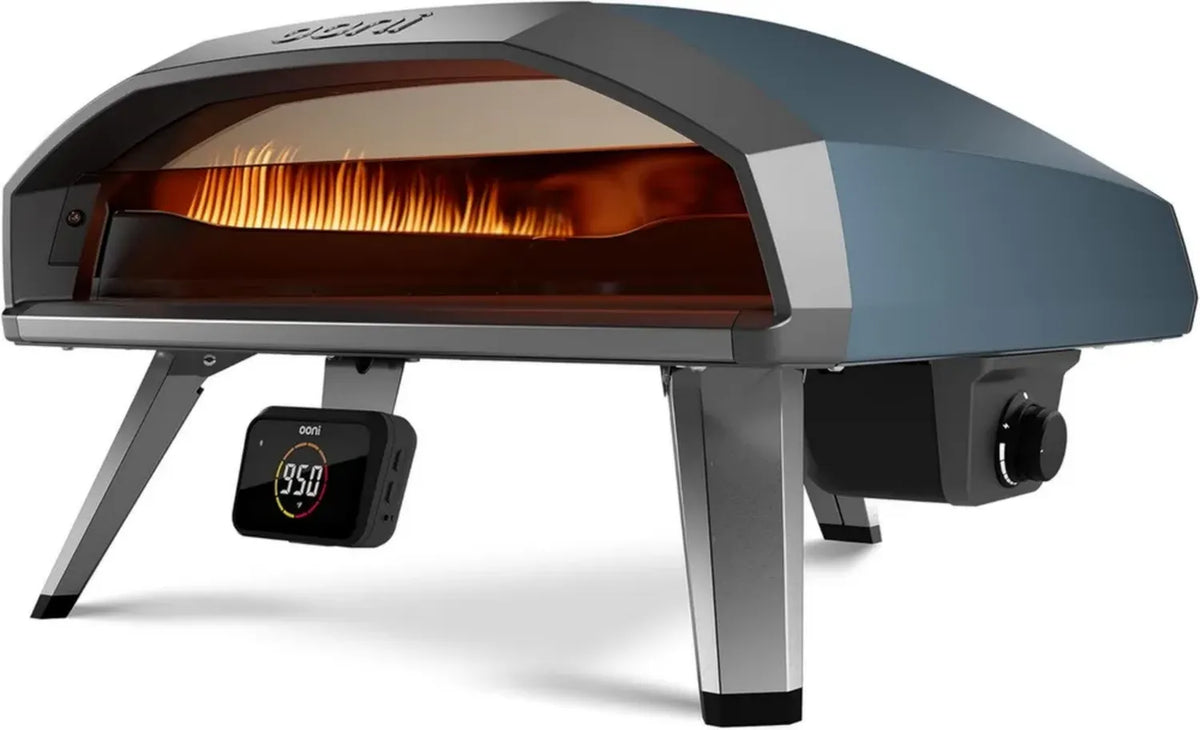 Ooni Koda 2 Pro Forno a Gas Portatile per Pizza – Blu Ardesia – Tecnologia Avanzata G2 – Compatto e Veloce – Pizza Napoletana in 60 Secondi