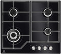 Piano Cottura a Gas Incasso Electrolux Nero a 4 Fuochi