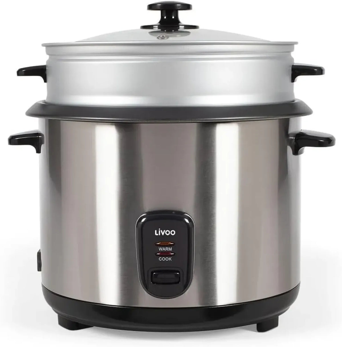 Pentola a Vapore Elettrica in Acciaio Inox, 1000W, Capacità 2,8L