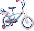 Bicicletta per Bambina 14 Pollici, Disney Frozen, Azzurra, Modello Lusso