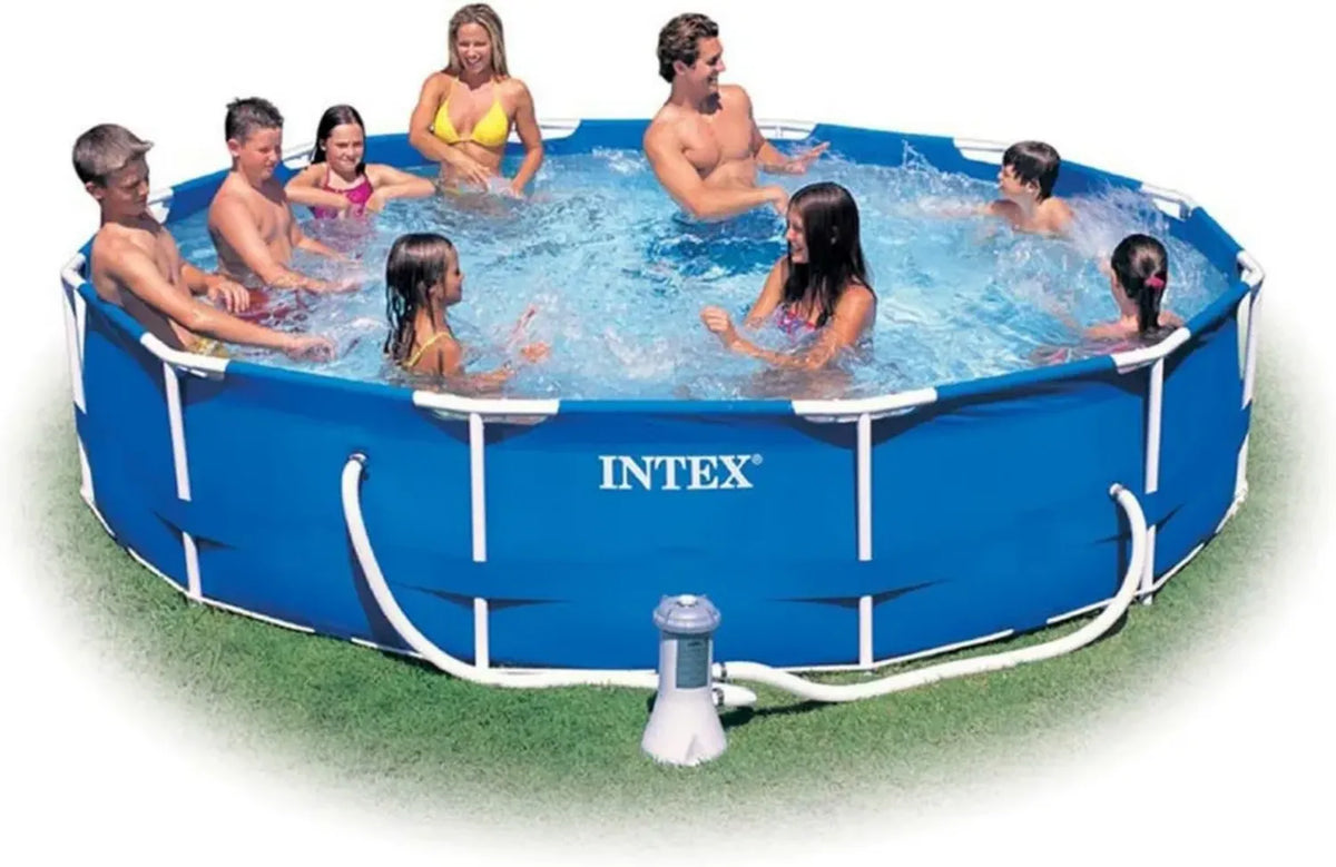 Piscina Rotonda Intex con Struttura e Pompa Filtro 305 cm