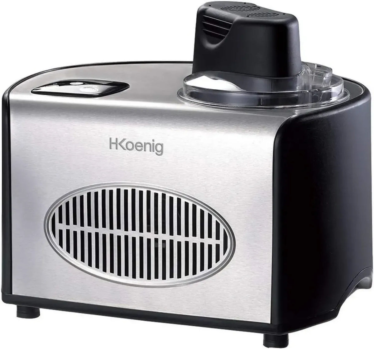 Gelatiera Professionale H.Koenig HF250, 1,5L, Preparazione Veloce, Compressore Integrato, 150W, Perfetta per Yogurt Gelato e Sorbetti