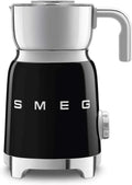 SMEG Frullatore in Stile Anni '50 con 6 Programmi, Schiuma Calda e Fredda, Riscaldamento a Induzione, Nero